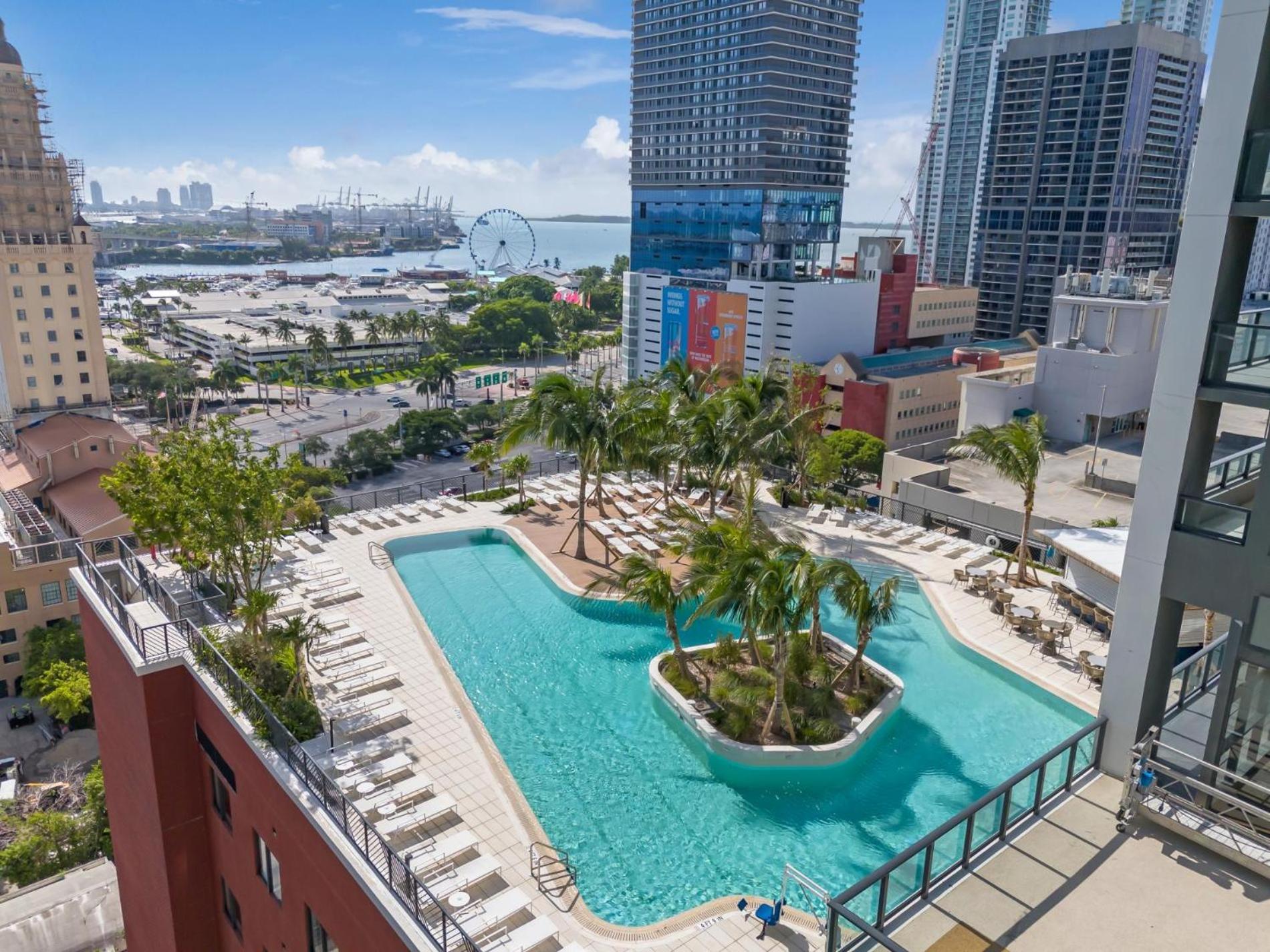 Modern 1Br Apartment With Breathtaking Views Heart Of Downtown Miami Exterior foto