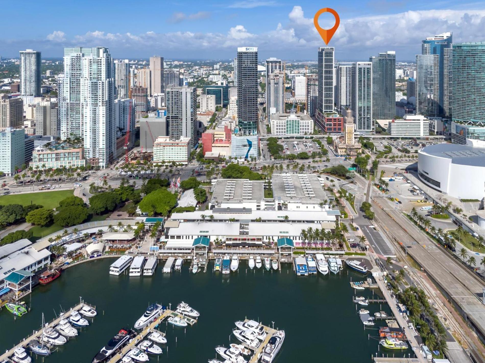 Modern 1Br Apartment With Breathtaking Views Heart Of Downtown Miami Exterior foto